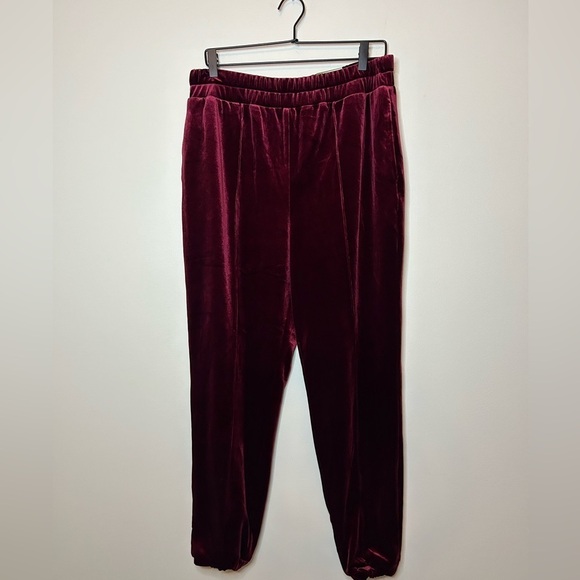 NWT I.N.C. Women’s Velvet Jogger Pants Size L - Picture 4 of 10